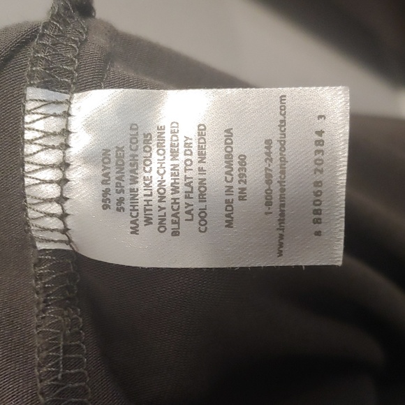 Dip Brand Olive Green Sleeveless Dress size medium - Picture 6 of 6